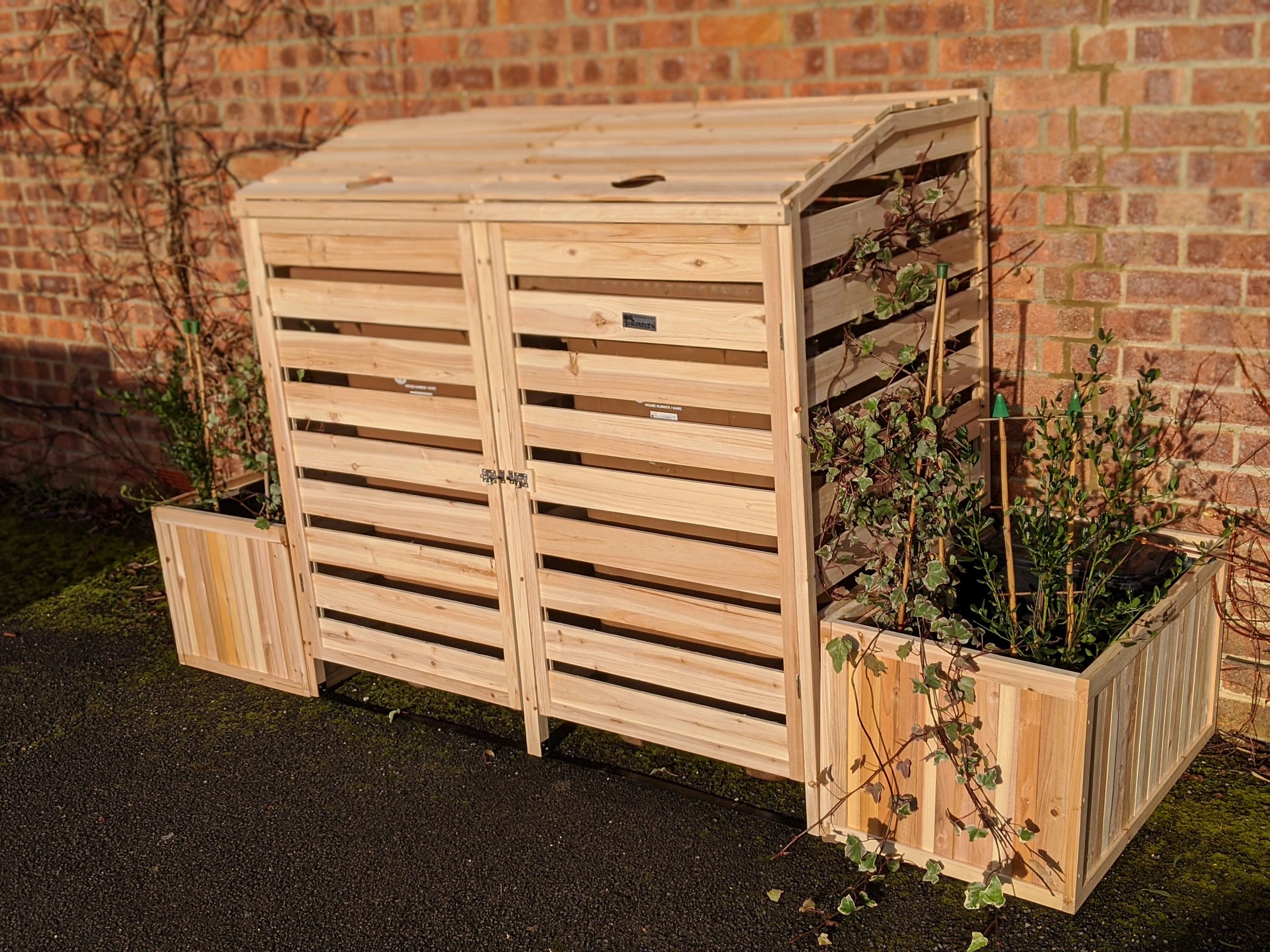 Bin Garden Ltd Bin Stores, Planter Boxes, Flower Power